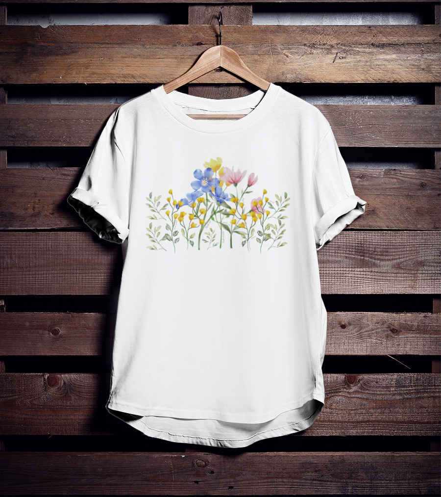 Wildflower Bouquet Nature Blossoms T-Shirt