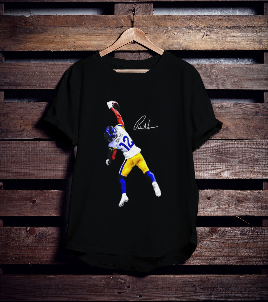 Puka Nacua 12 Los Angeles Rams Football Catch Highlight T-Shirt