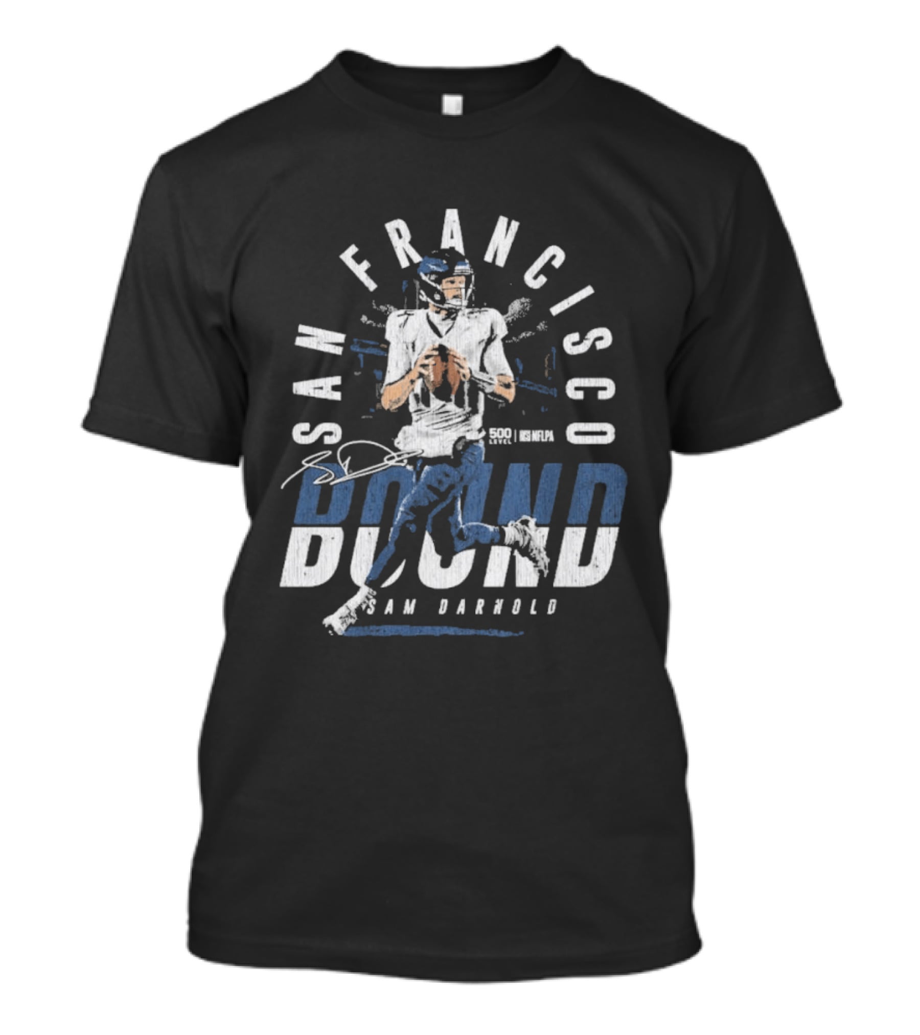Sam Darnold San Francisco Bound Football Quarterback Journey T-Shirt