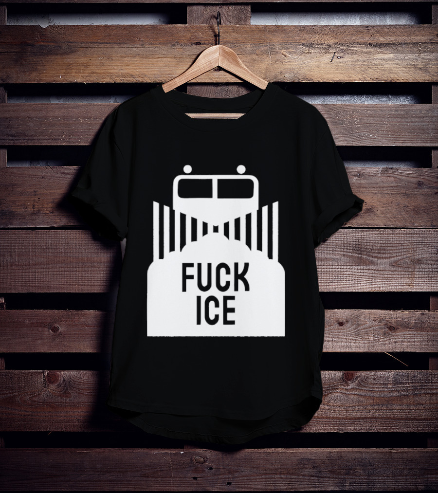 Fuck Ice Detention Abolition Protest Message T-Shirt