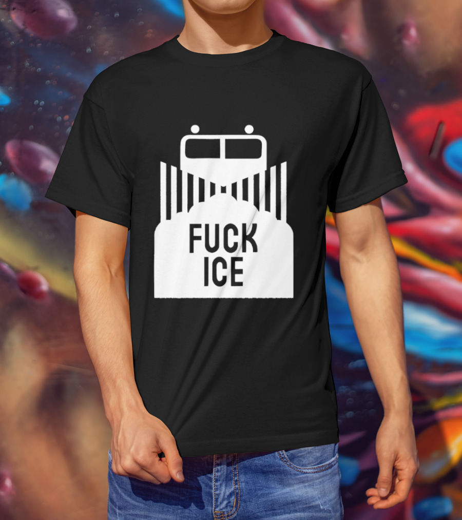 Fuck Ice Detention Abolition Protest Message T-Shirt