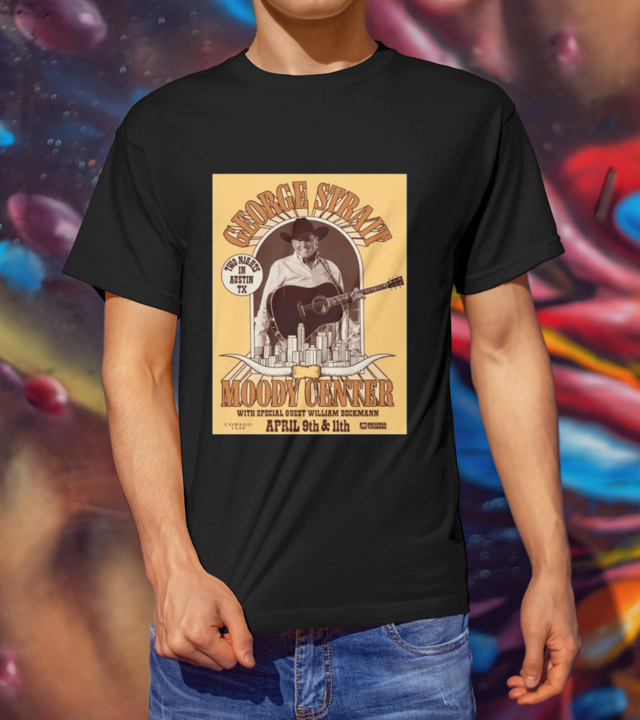 George Strait Moody Center Austin TX Apr 9 11 2026 T-Shirt