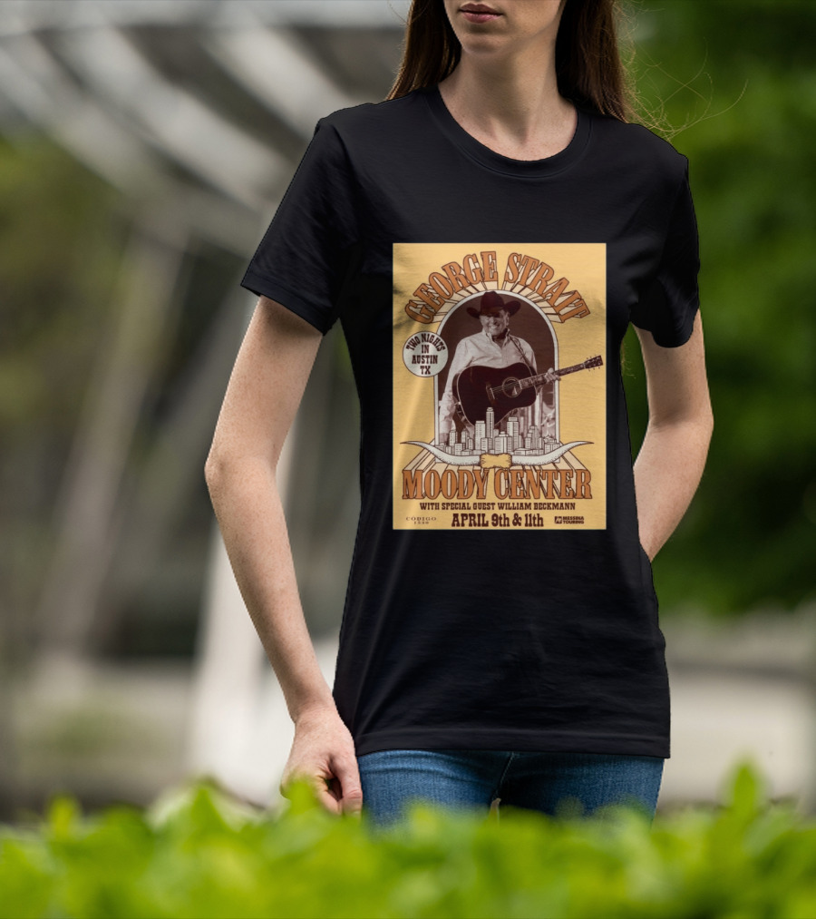 George Strait Moody Center Austin TX Apr 9 11 2026 T-Shirt