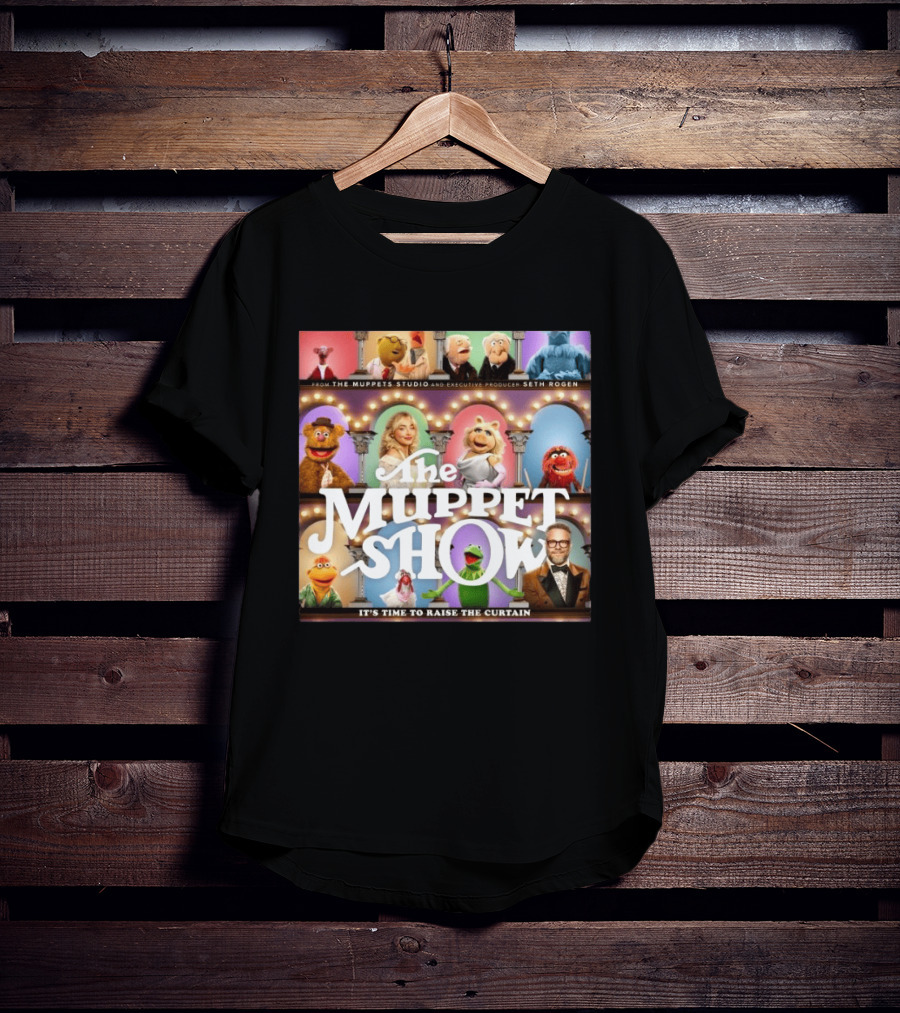 The Muppet Show It's Time To Raise The Curtain February 4 2026 Seth Rogen Executive Producer T-Shirt