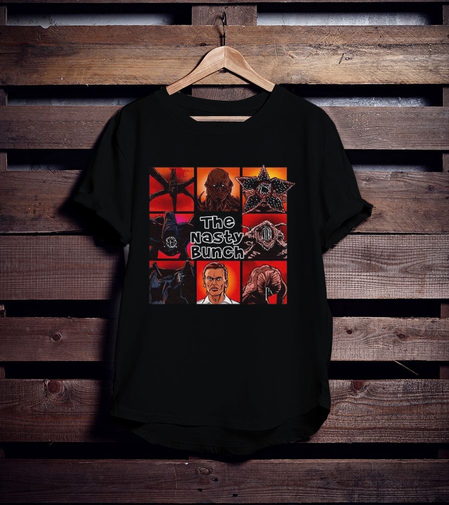 The Nasty Bunch Stranger Things Villains Cartoon T-Shirt