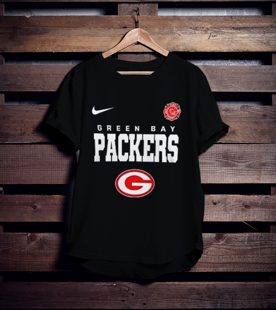 Green Bay Packers Red Friday Firefighter Nike Packers G T-Shirt
