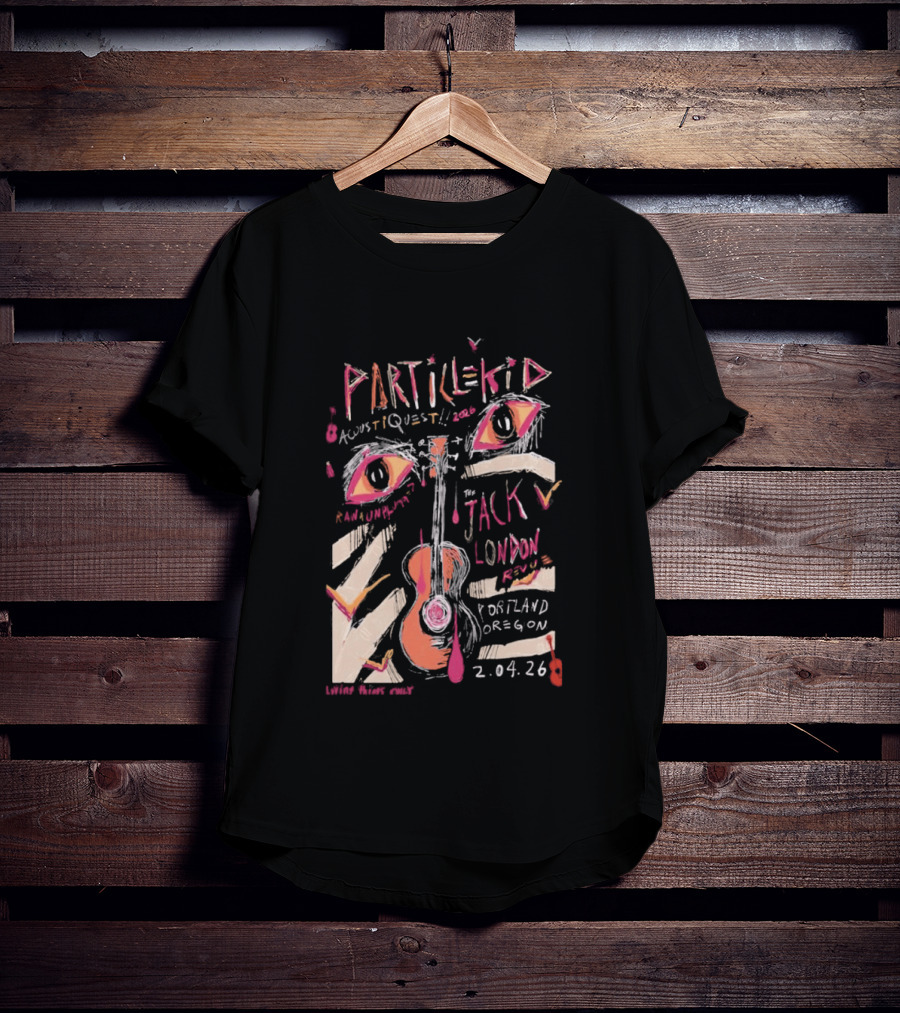 Particlekid AcoustiQuest Tour Portland Oregon 2026 Jack London Reimagined T-Shirt