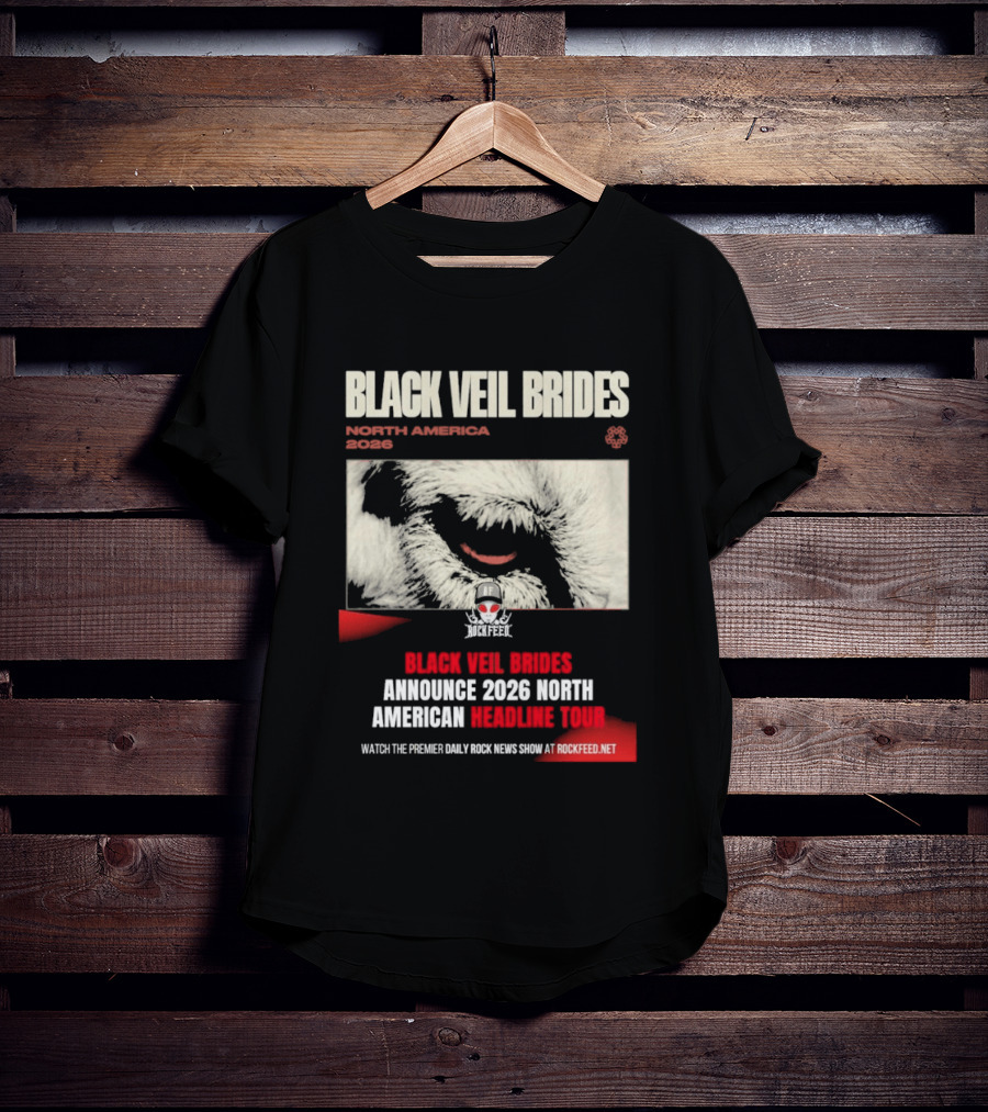 Black Veil Brides Announce 2026 North American Endless Tour Dates T-Shirt