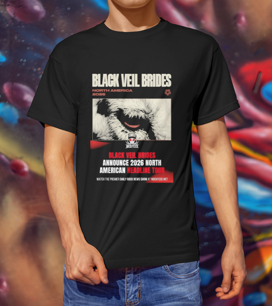 Black Veil Brides Announce 2026 North American Endless Tour Dates T-Shirt