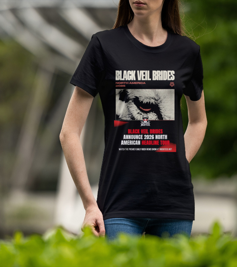 Black Veil Brides Announce 2026 North American Endless Tour Dates T-Shirt