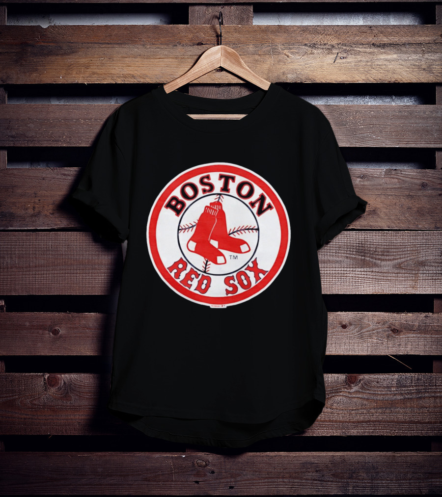 Boston Red Sox Hanging Red Socks Baseball Team T-Shirt