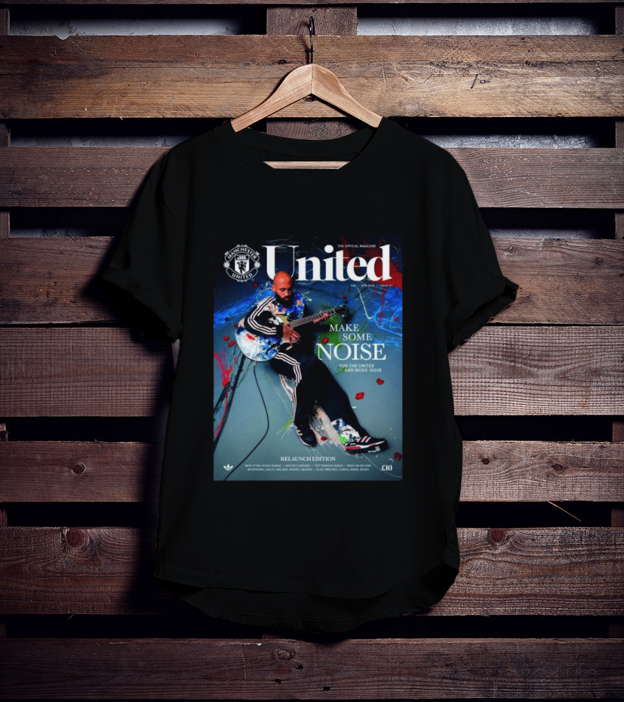 Manchester United United Magazine February April 2026 Make Some Noise Music Edition Cover Relaunch Edition T-Shirt