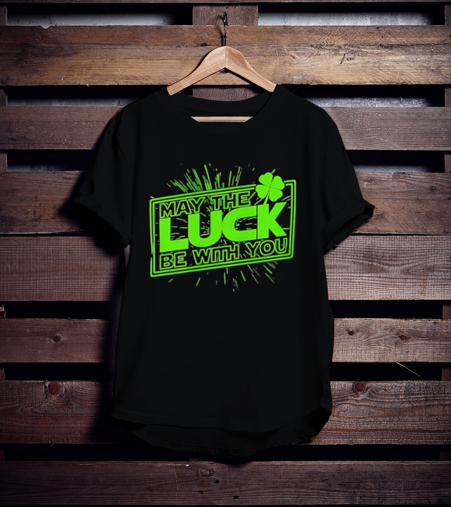 May The Luck Be With You Clover Star Wars T-Shirt