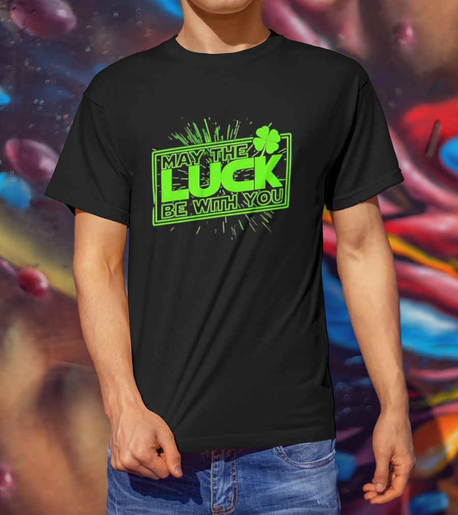 May The Luck Be With You Clover Star Wars T-Shirt