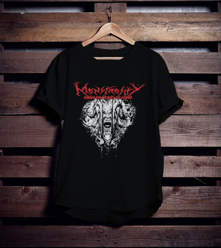 Monstrosity Scream Horror T-Shirt