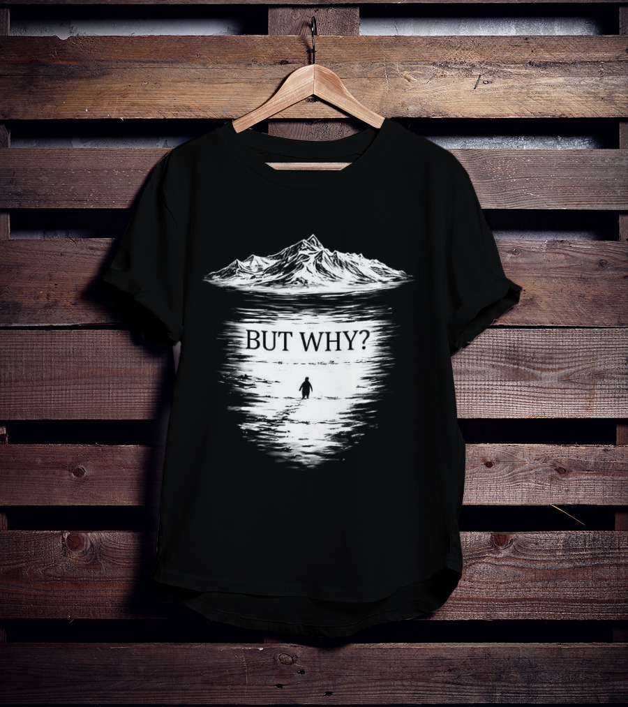 Penguins Headed Towards Mountains But Why Meme T-Shirt