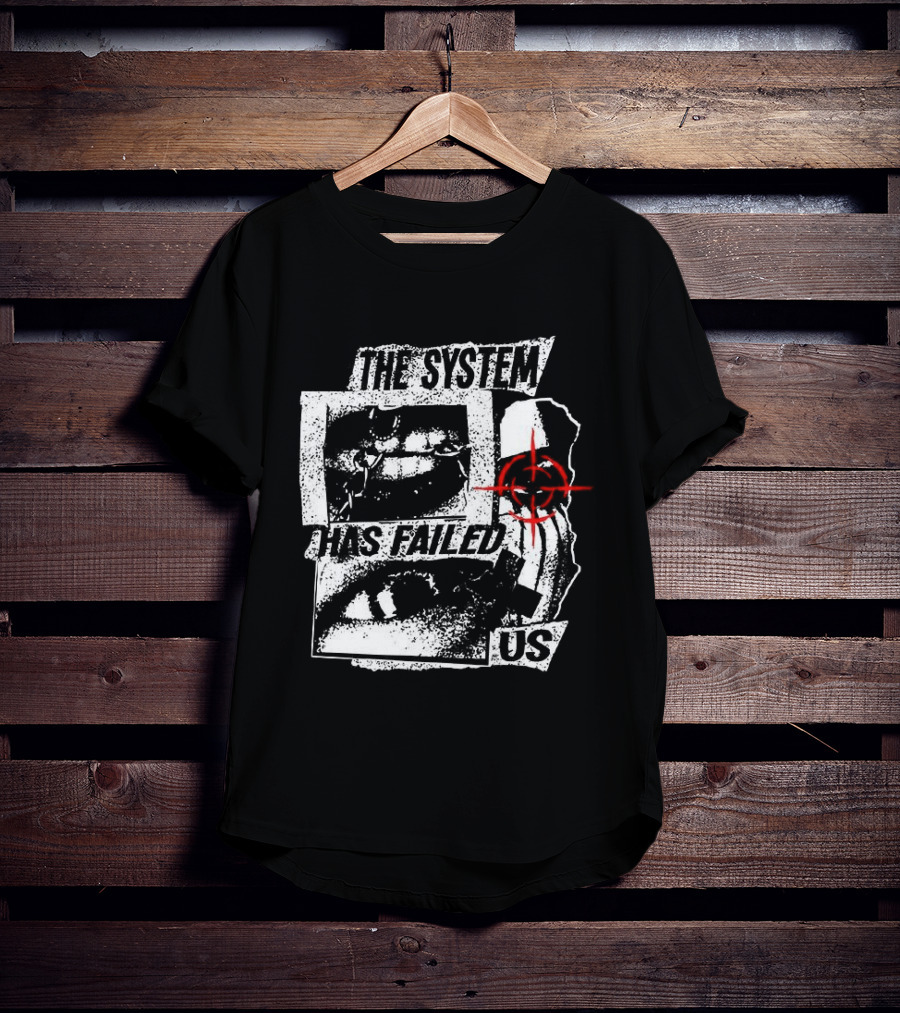 The System Has Failed US Target Visual Motif T-Shirt