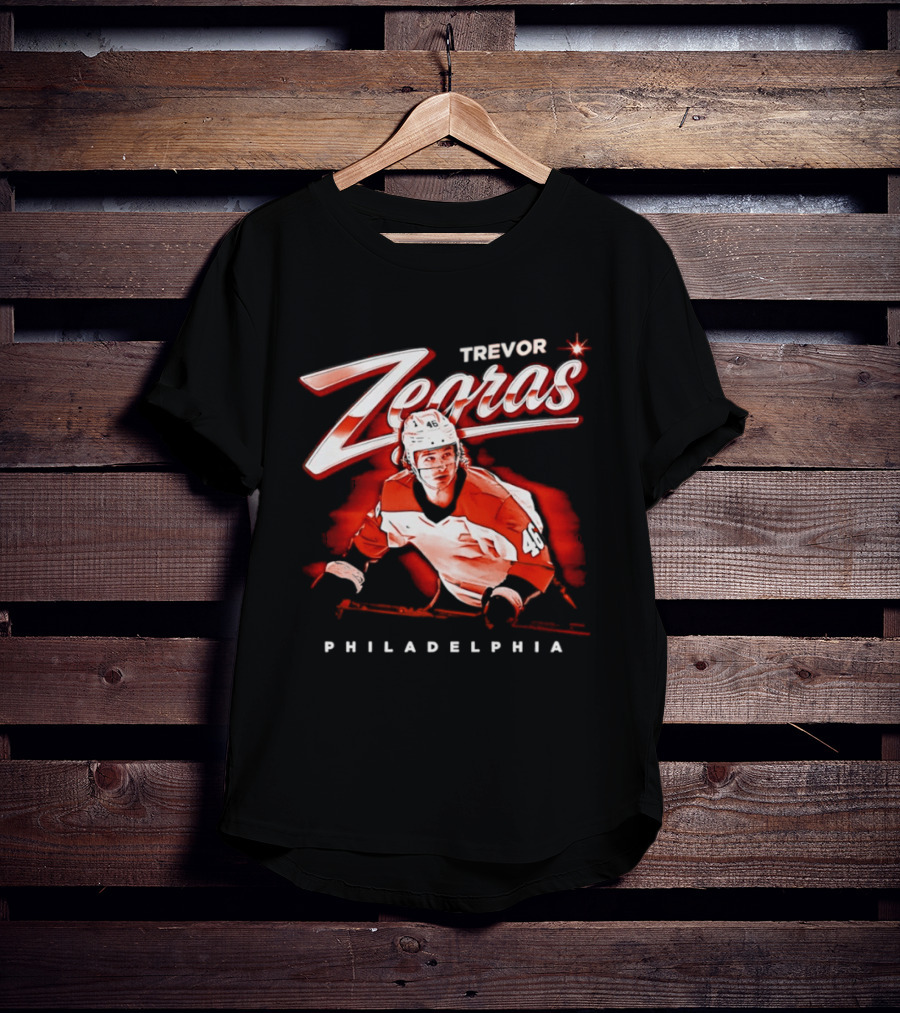 Trevor Zegras Philadelphia Hockey T-Shirt