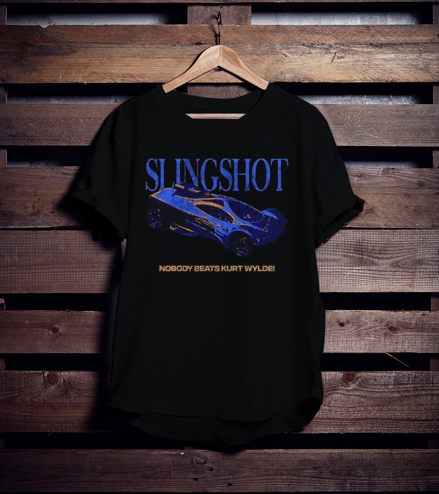 SLINGSHOT Nobody Beats Kurt Wylde Racing Car T-Shirt