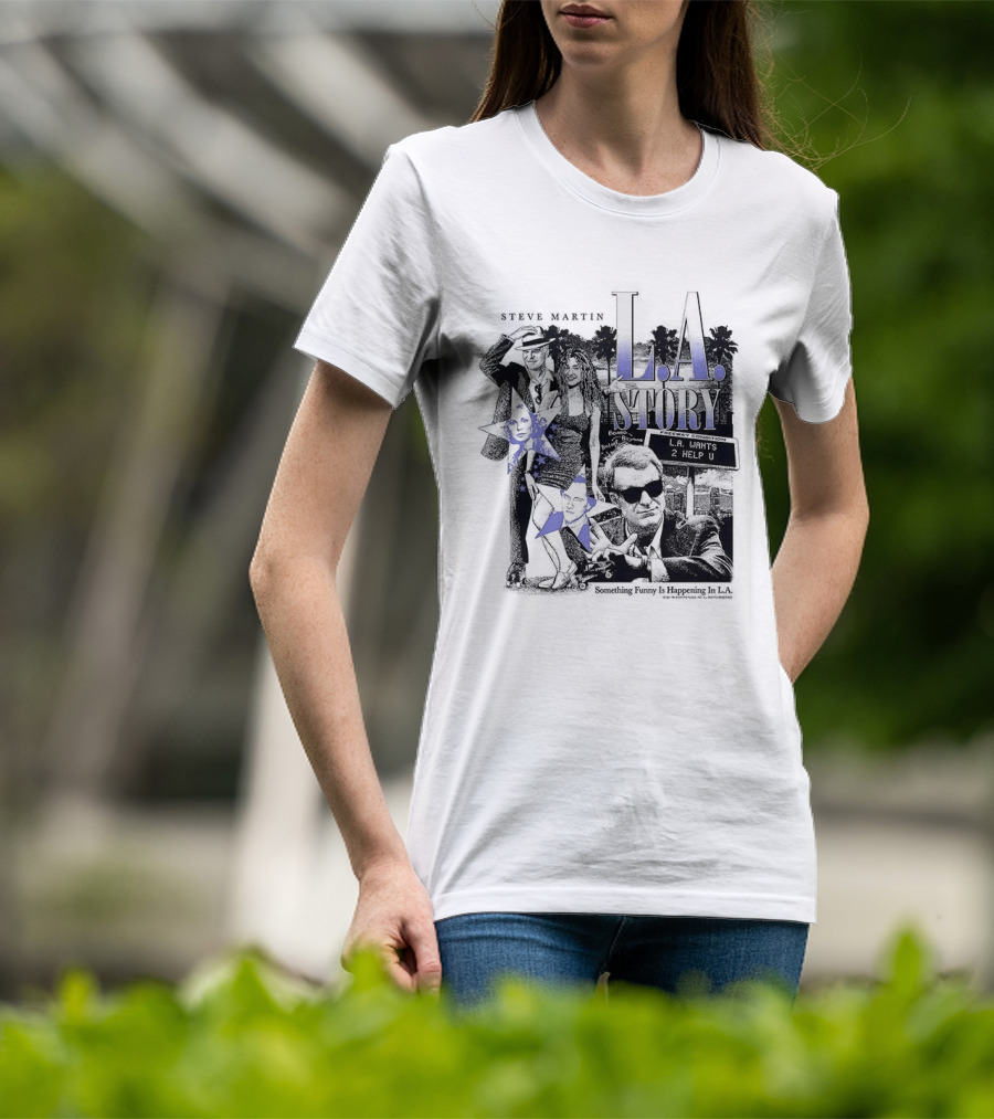 Steve Martin SanDeE L.A. Story Retro Movie 90s Comedy T-Shirt