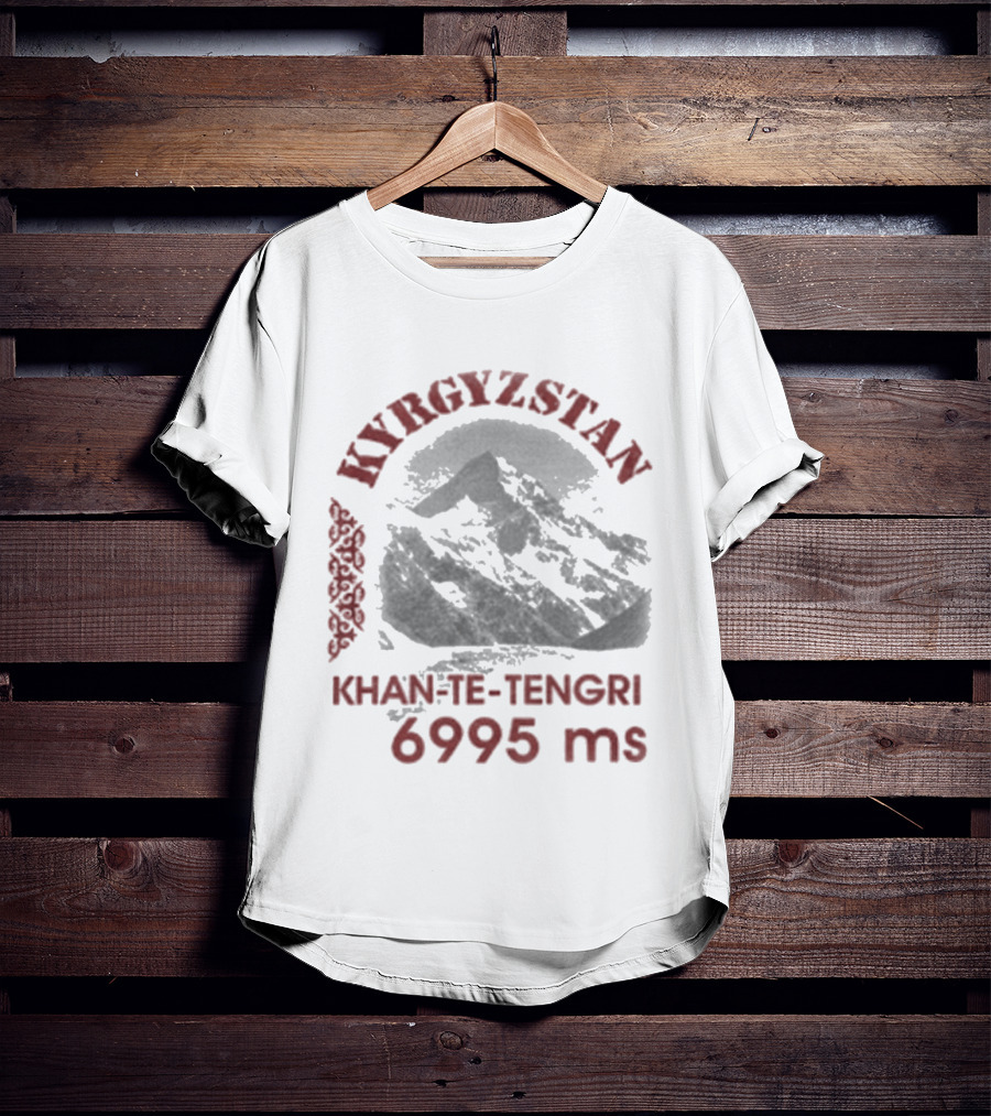 Kyrgyzstan Khan Tengri Mountain 6995 Meters T-Shirt
