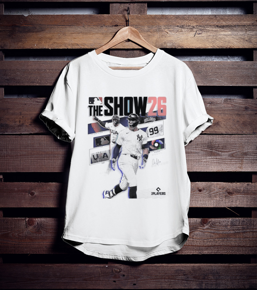 MLB The Show 26 Aaron Judge Yankees Cover Athlete T-Shirt