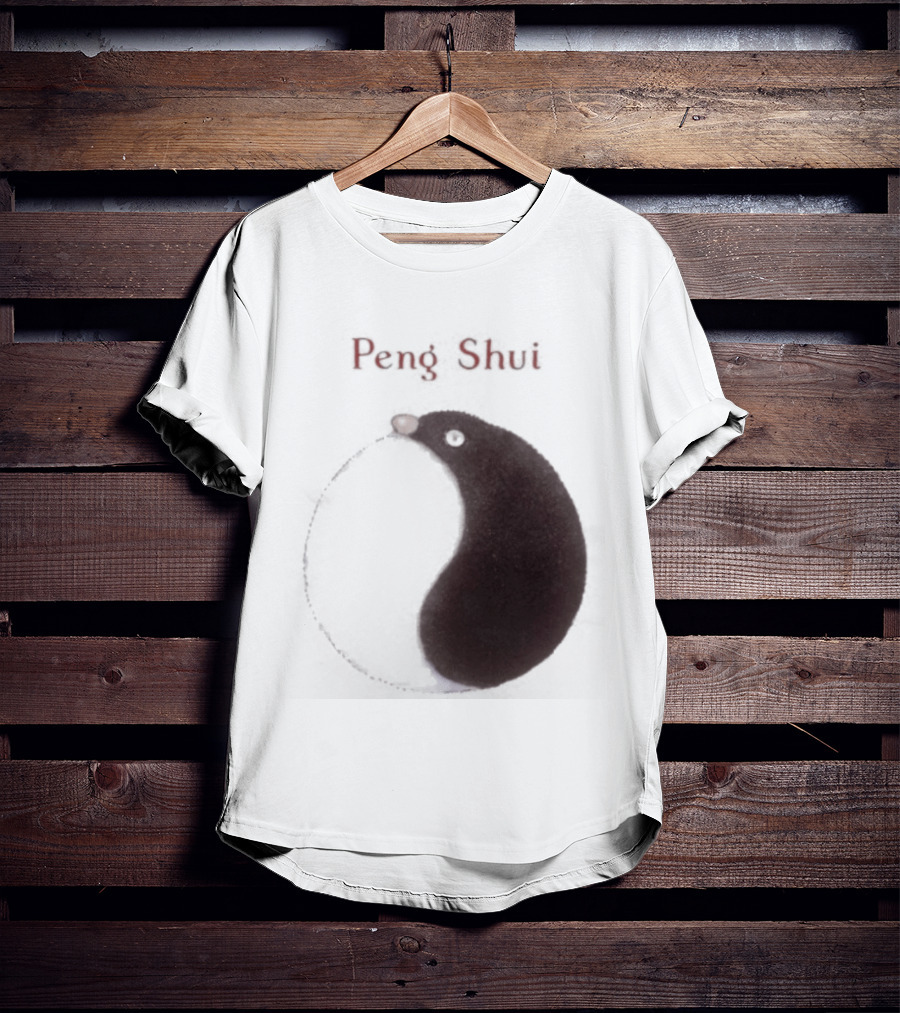 Peng Shui Yin Yang Symbol Smoke T-Shirt
