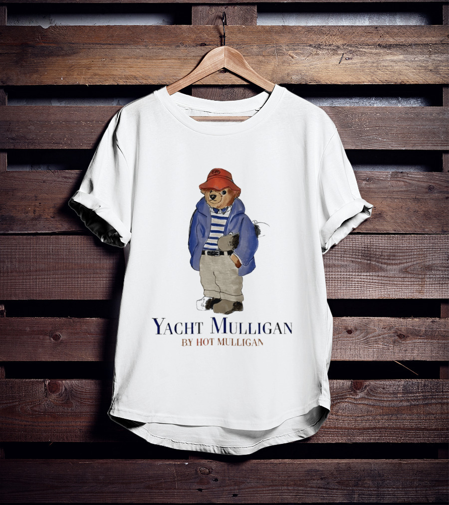 Yacht Mulligan Polo Bear By Hot Mulligan Striped Sailor Outfit T-Shirt