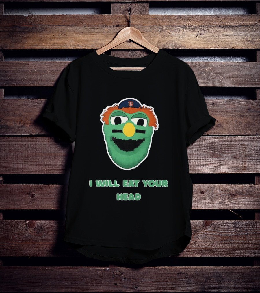 Boston Red Sox Wally Mascot I Will Eat Your Head T-Shirt