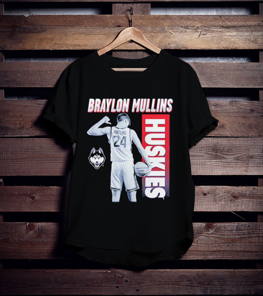Braylon Mullins UConn Huskies Basketball 24 T-Shirt