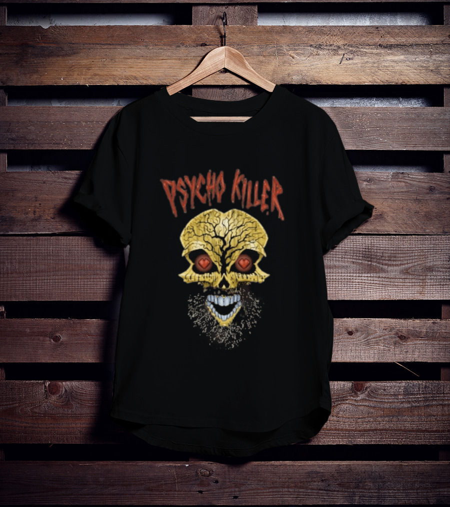 Tommaso Ciampa Psycho Killer Gold Skull With Hearts T-Shirt