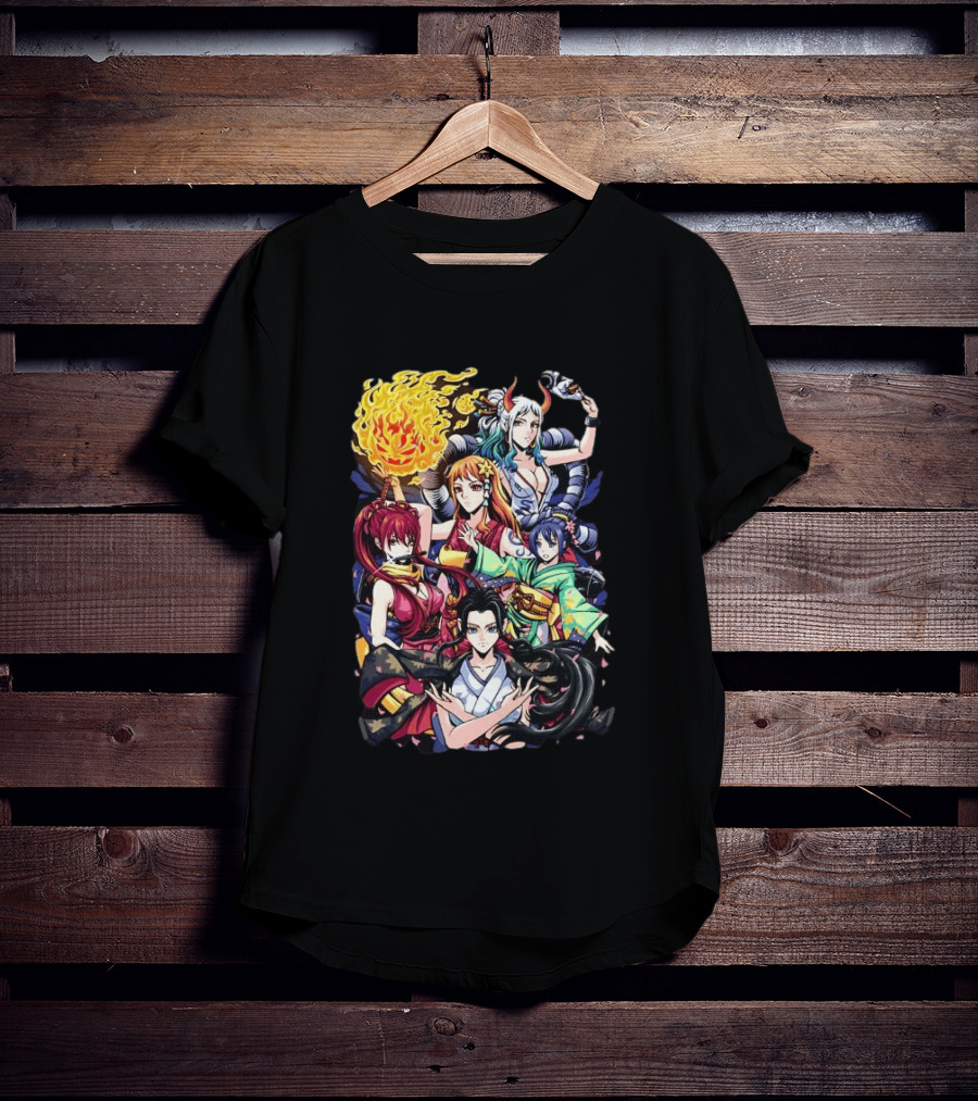 Wano Country Arc One Piece Anime Female Characters Crimson Voyage T-Shirt