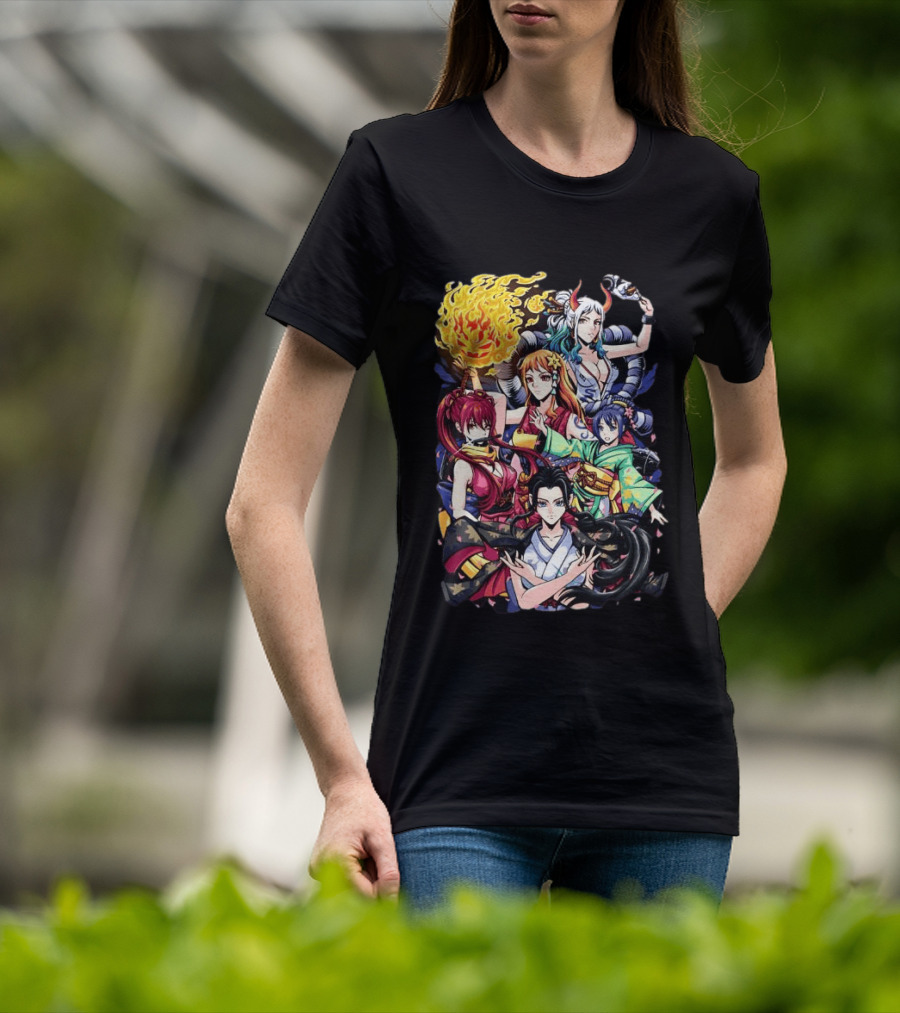 Wano Country Arc One Piece Anime Female Characters Crimson Voyage T-Shirt