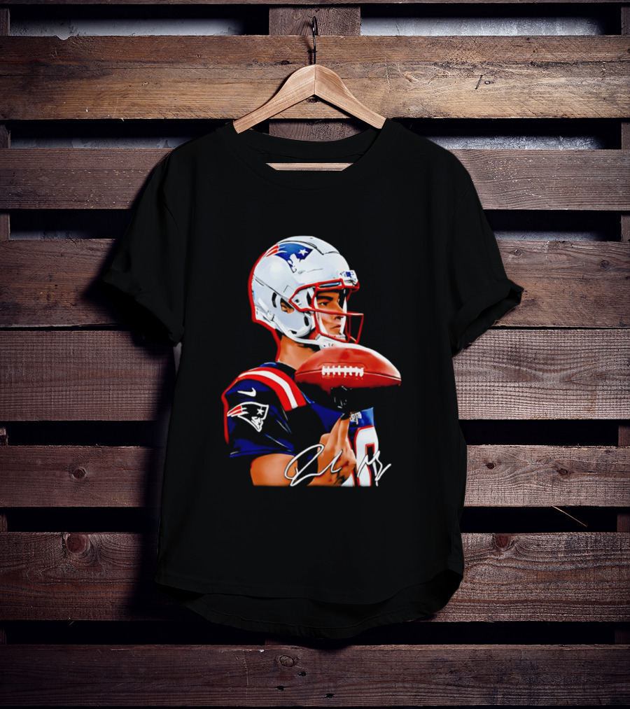 Drake Maye New England Patriots Quarterback Football Patriots Jersey T-Shirt