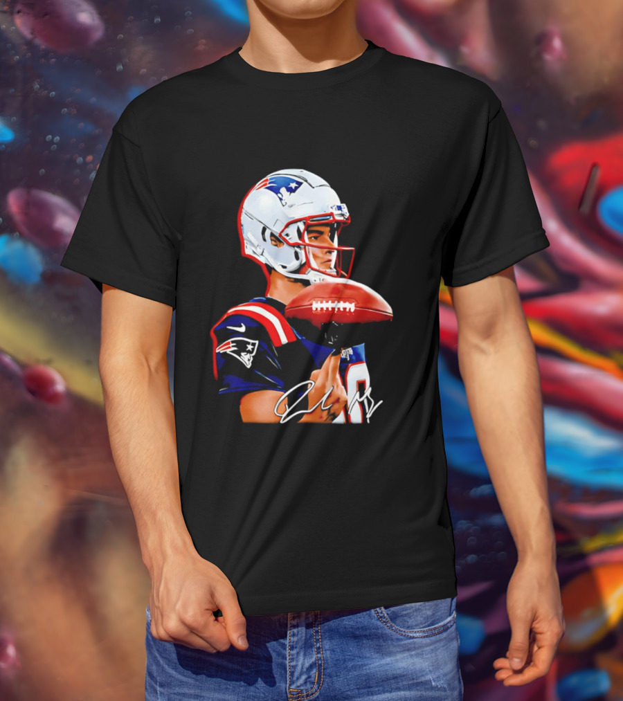 Drake Maye New England Patriots Quarterback Football Patriots Jersey T-Shirt