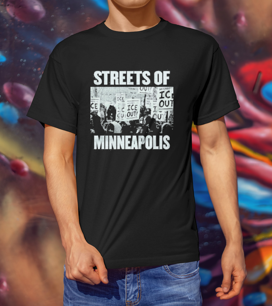 Streets Of Minneapolis Protest Signs And Crowd T-Shirt