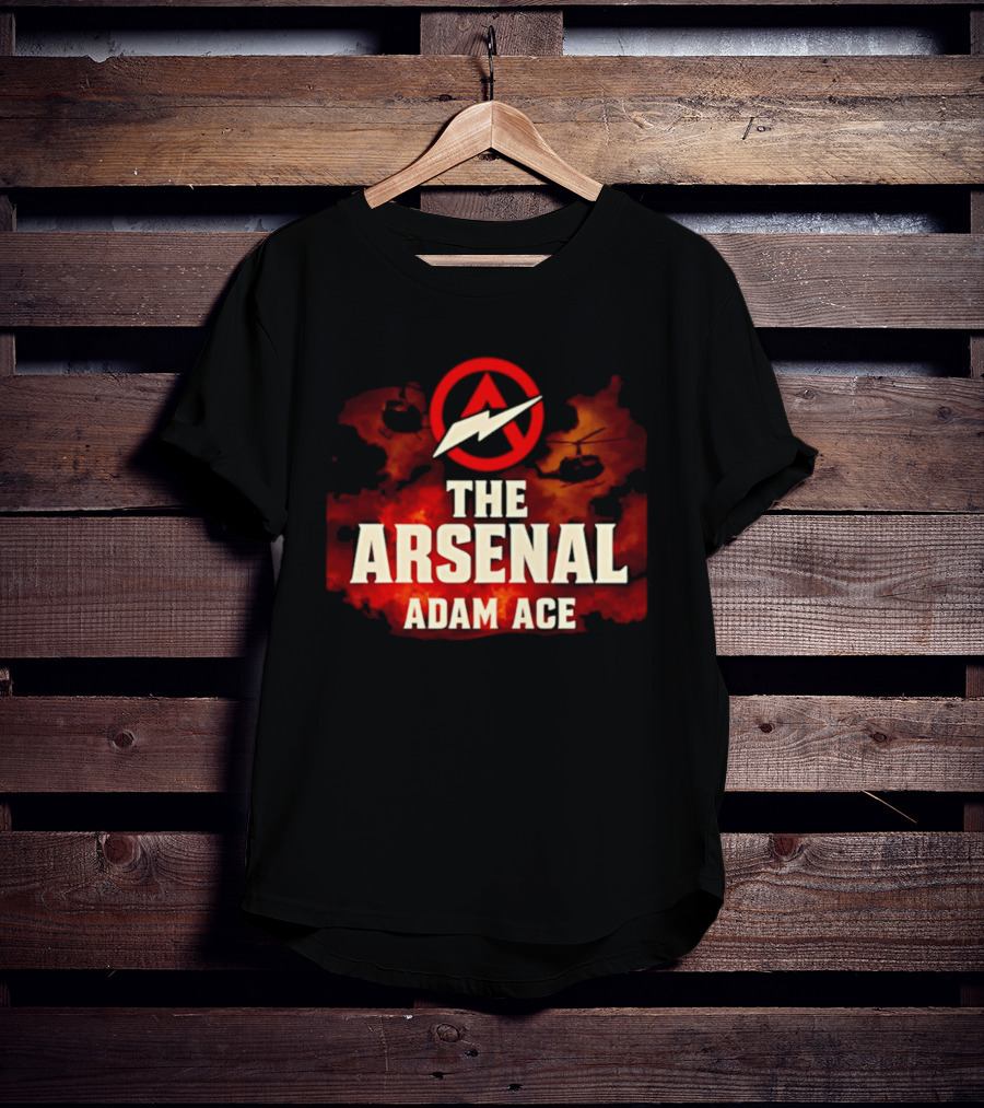 The Arsenal Adam Ace Helicopter Ride Adventure T-Shirt