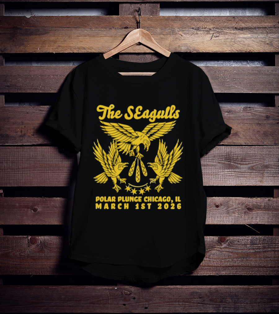 The Seagulls Polar Plunge Chicago IL March 1st 2026 Event T-Shirt