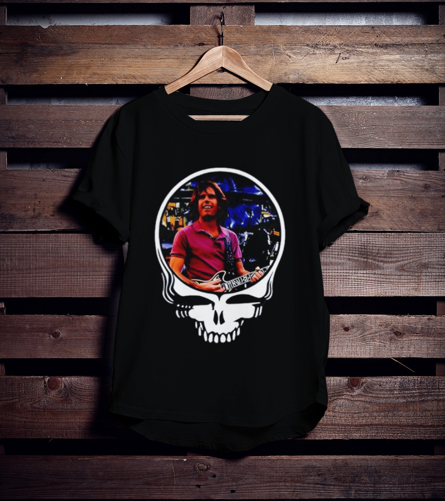 Bob Weir Grateful Dead Enjoying The Ride Skull T-Shirt
