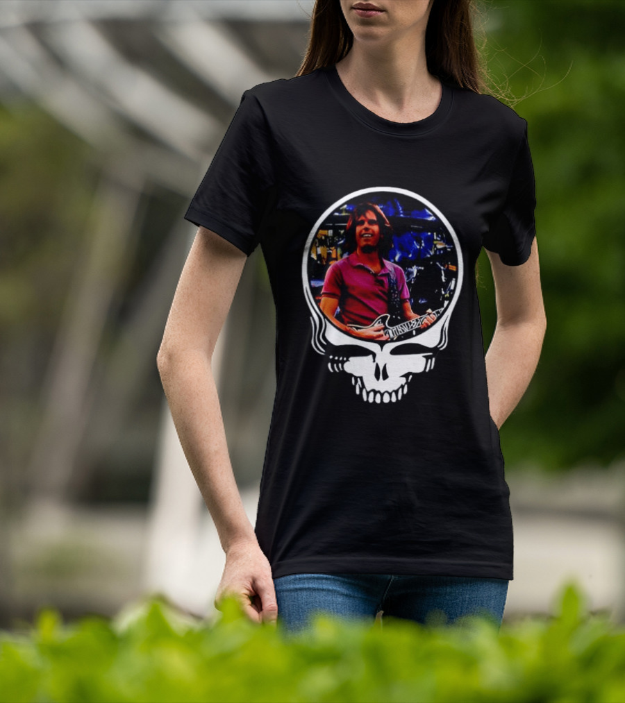 Bob Weir Grateful Dead Enjoying The Ride Skull T-Shirt