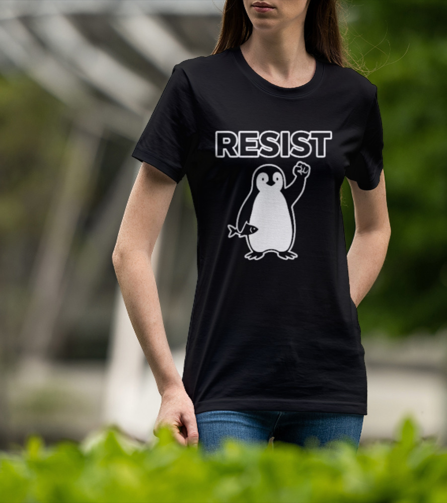Penguin Resist Fist Fish Minnesota T-Shirt