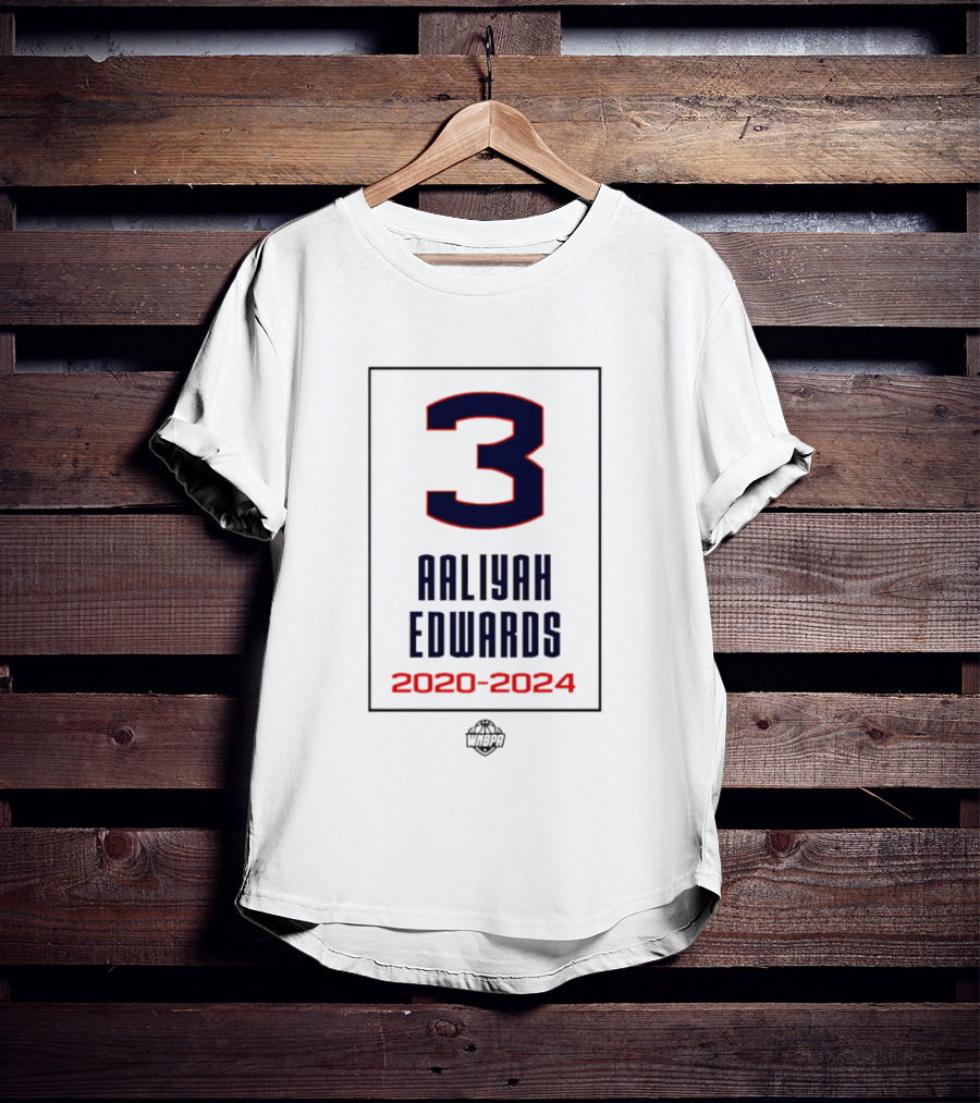 Aaliyah Edwards 3 WNBPA 2020 2024 Banner T-Shirt