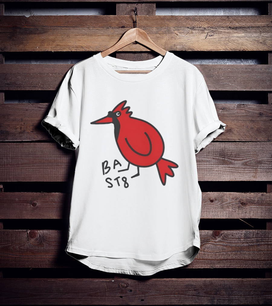 Ball State Cardinal Bird Doodle BSU Football T-Shirt