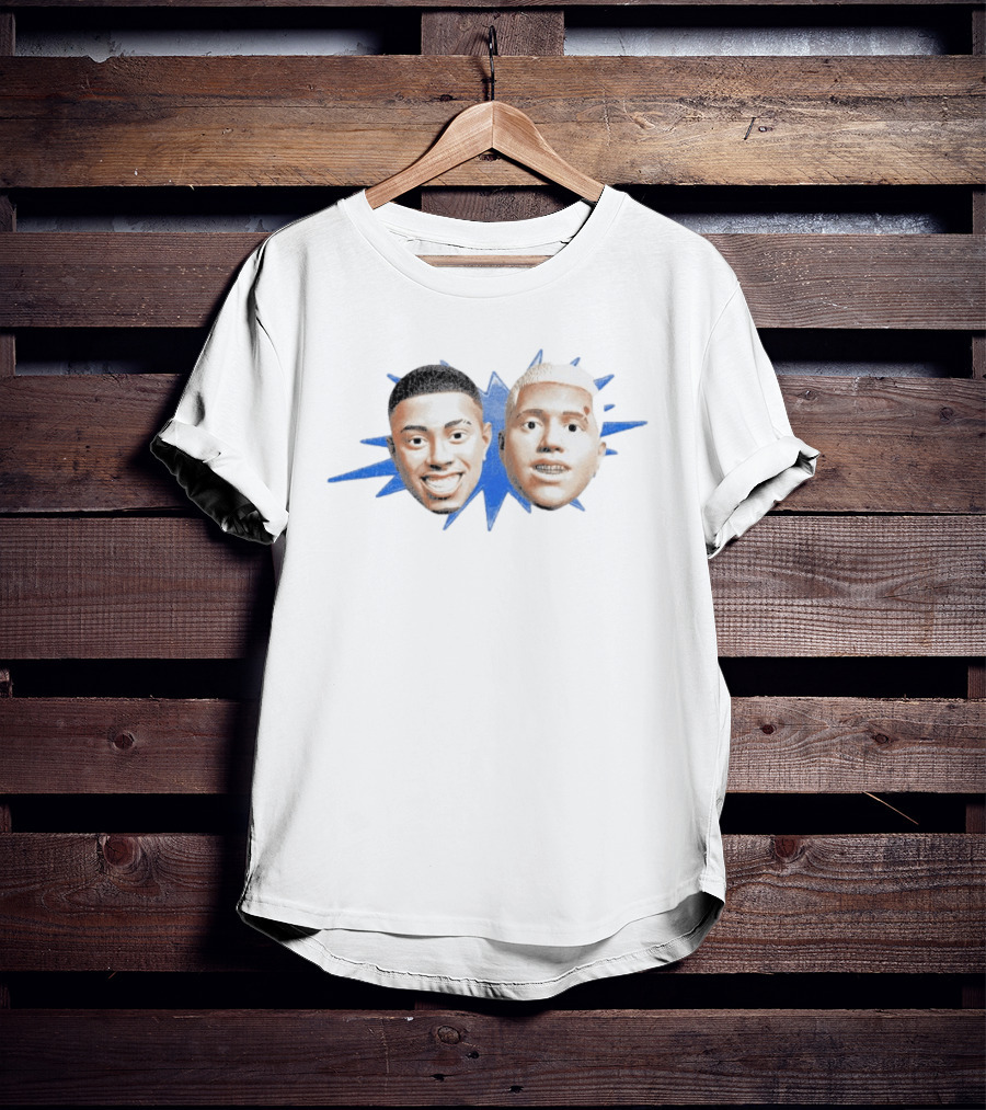 Camiseta ISSO E BRASIL TETO WIU Faces Blue T-Shirt