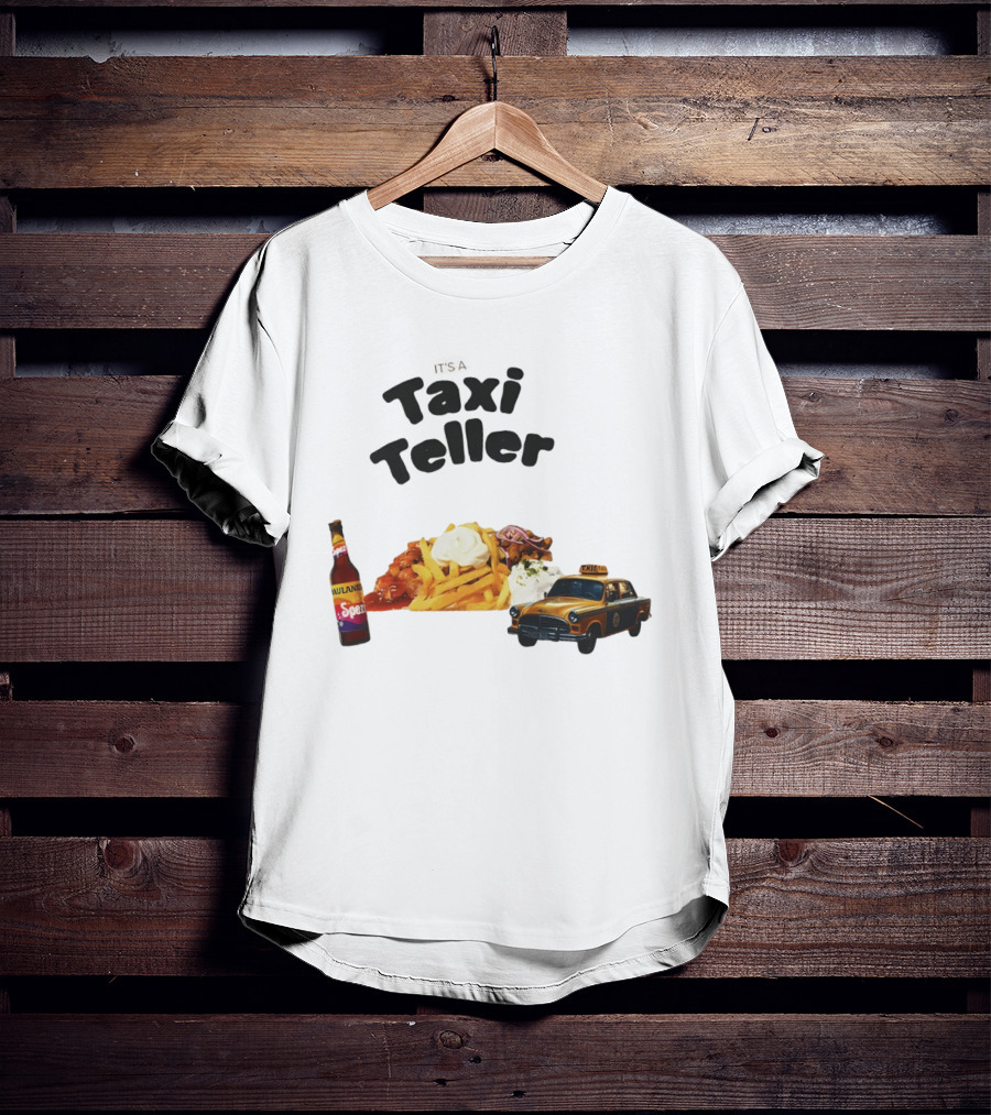 Kebab Fries Taxi Teller With Paulaner Spezi Car T-Shirt