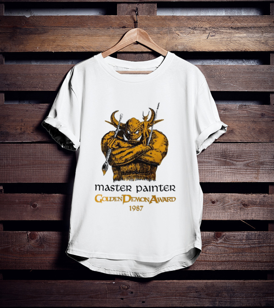 Master Painter Golden Demon Award 1987 Vintage Monster T-Shirt