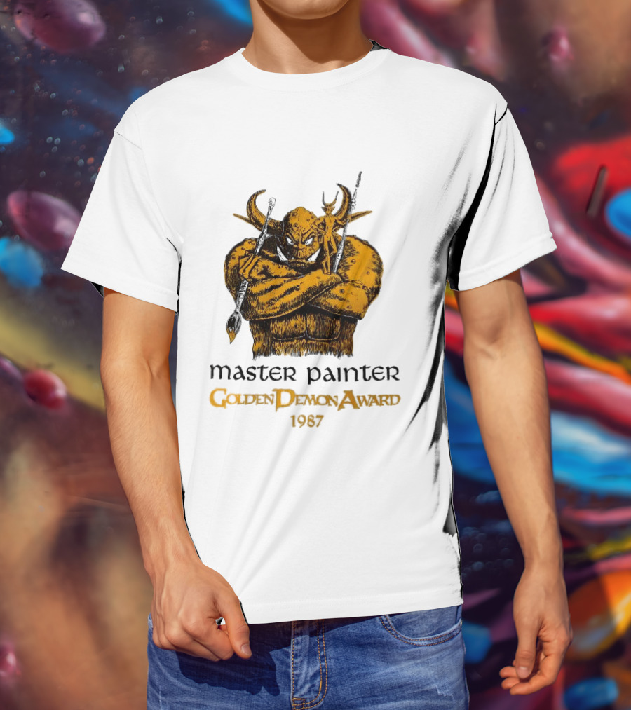 Master Painter Golden Demon Award 1987 Vintage Monster T-Shirt