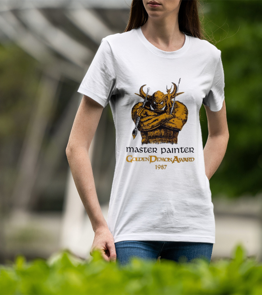 Master Painter Golden Demon Award 1987 Vintage Monster T-Shirt