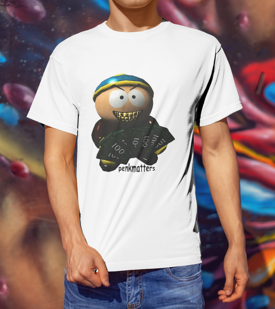 Eric Cartman Penkmatters Money Grinning South Park T-Shirt