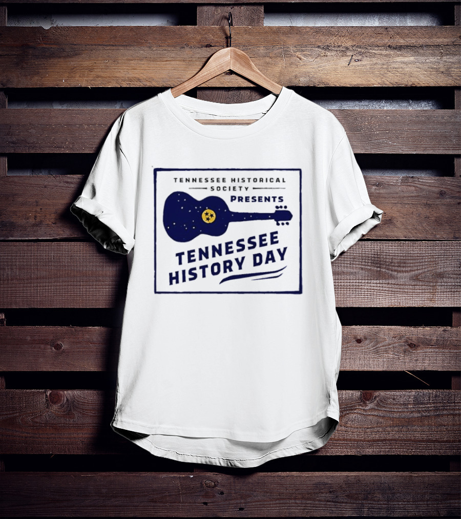 Tennessee Historical Society Presents Tennessee History Day Guitar T-Shirt